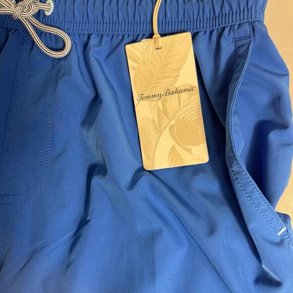 Tommy Bahama Men's Large Swim Trunks Blue - Picture 5 of 11